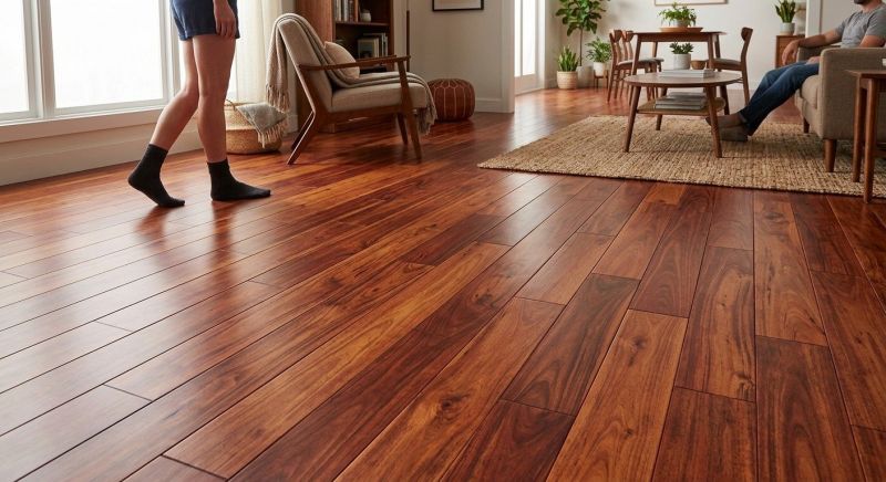 Cherry Floor Installation in Arlington County, VA