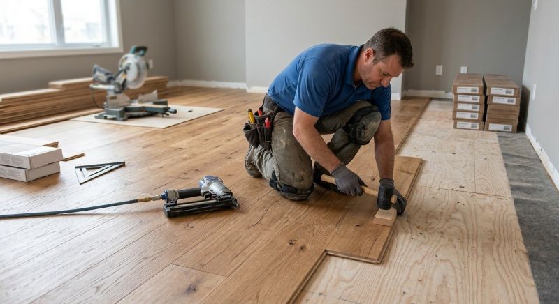 Finished Floor Installation in Rockville, MD