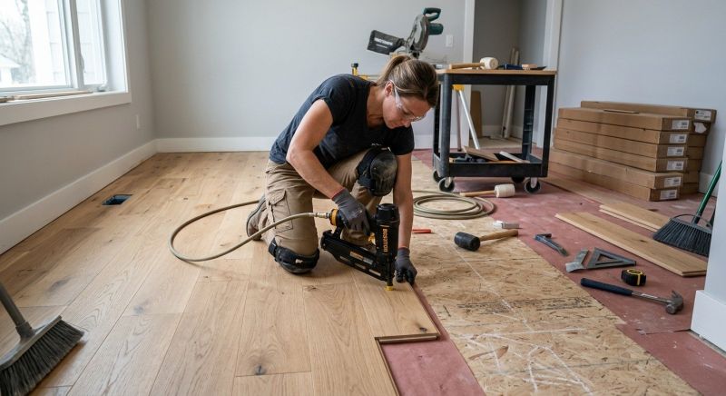 Hardwood Floor Installation in Suitland, MD