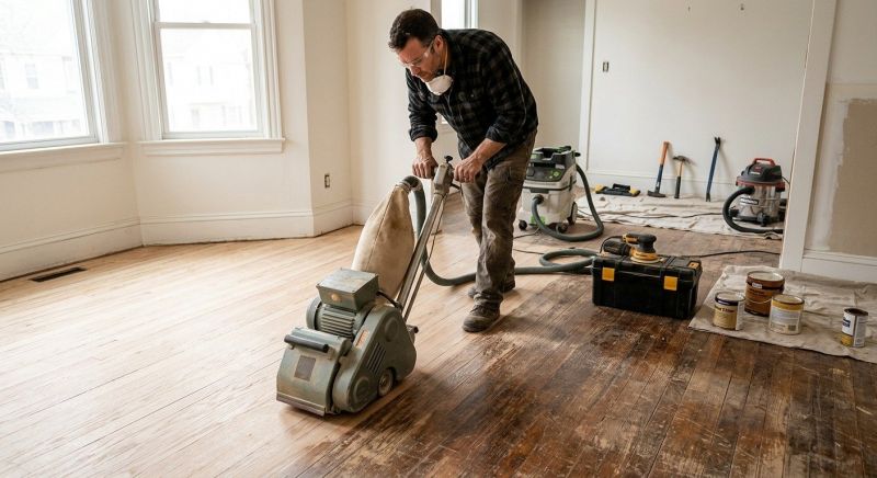 Hardwood Floor Renovation in Rockville, MD