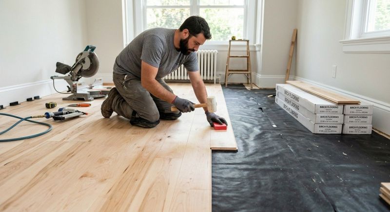 Maple Flooring Installation in Boyds, MD