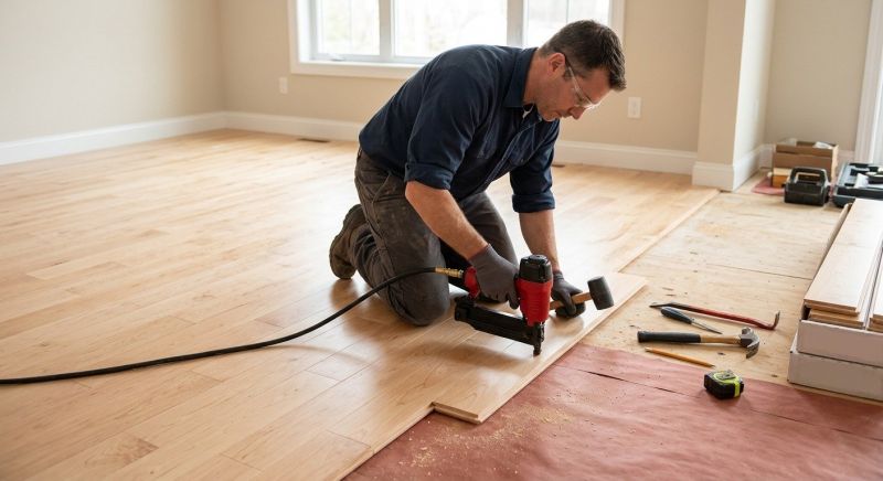 Maple Flooring Installation in Gambrills, MD