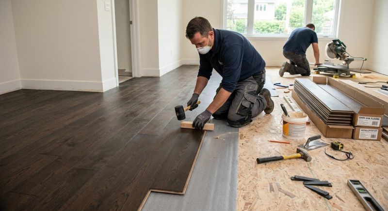 Maple Flooring Installation in Great Falls, VA