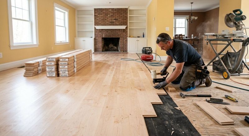 Maple Flooring Installation in Silver Spring, MD