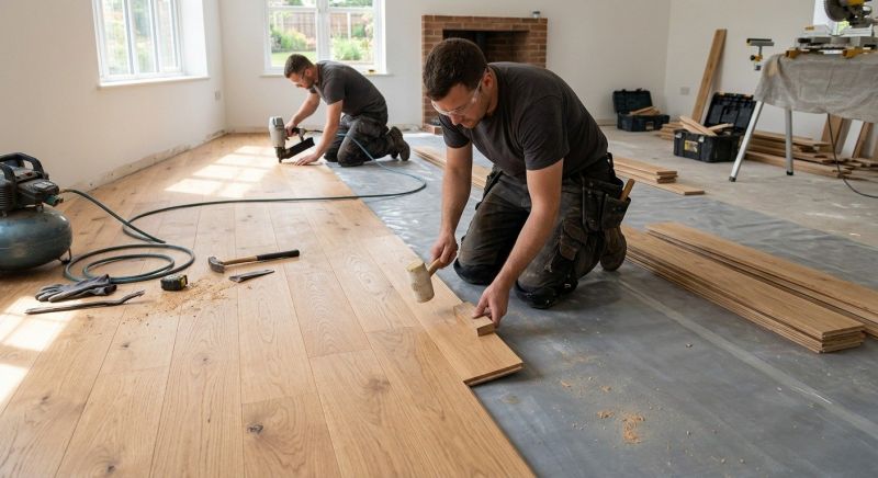 Oak Floor Installation in Ellicott City, MD