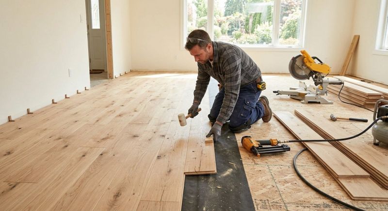 Oak Floor Installation in Howard County, MD