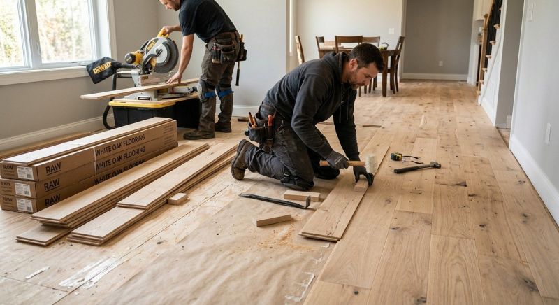 Oak Floor Installation in Oakton, VA