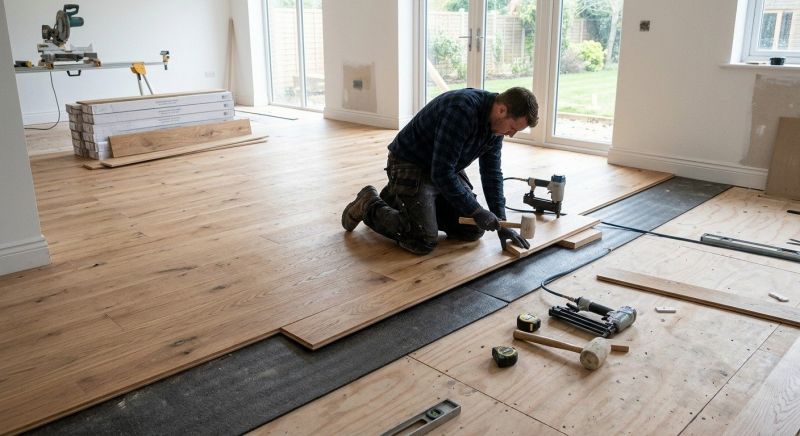 Oak Floor Installation in Silver Spring, MD