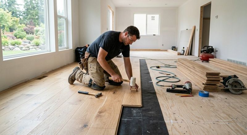 Oak Floor Installation in Springfield, VA