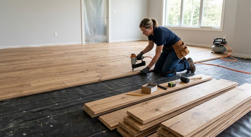 Plank Floor Installation in Rockville, MD