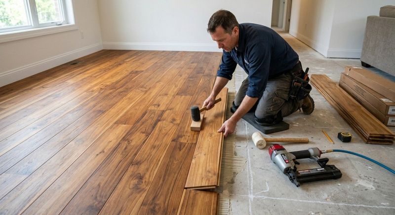 Teak Flooring Installation in Rockville, MD