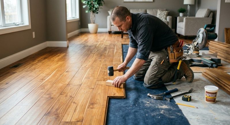 Teak Flooring Installation in Rockville, MD