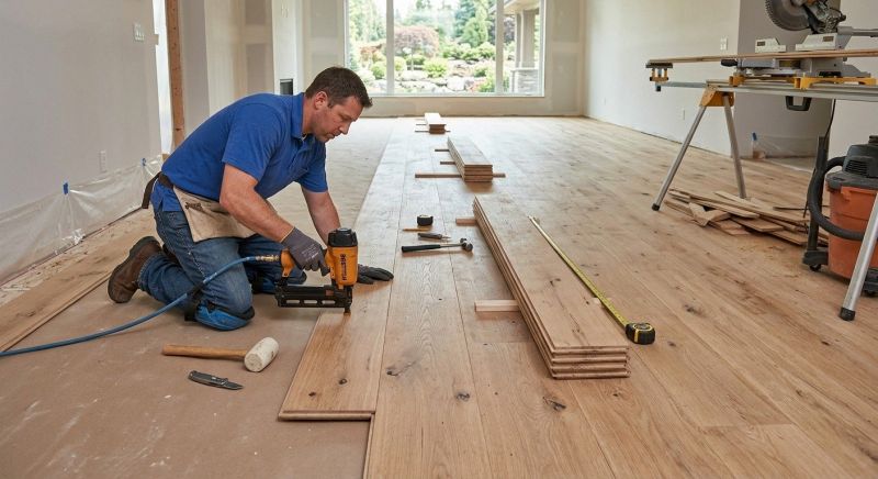Walnut Flooring Installation in Rockville, MD