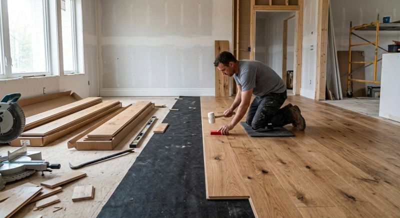 Wide Plank Floor Installation in Rockville, MD