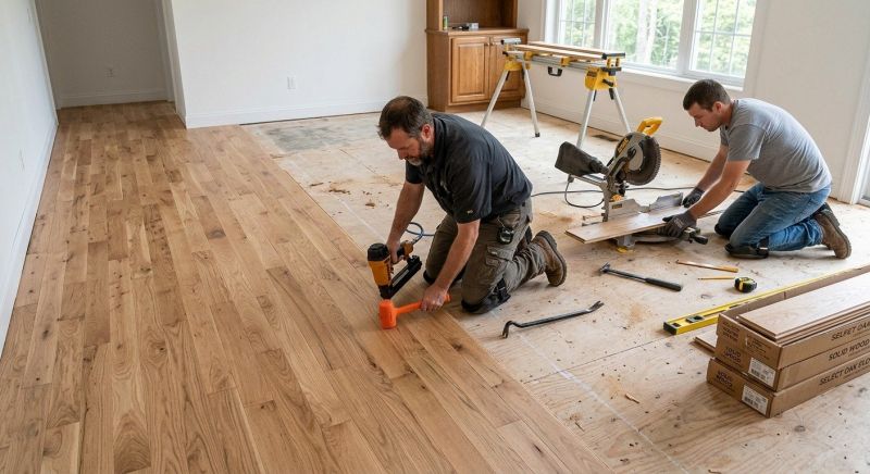 Wood Floor Replacement in Olney, MD